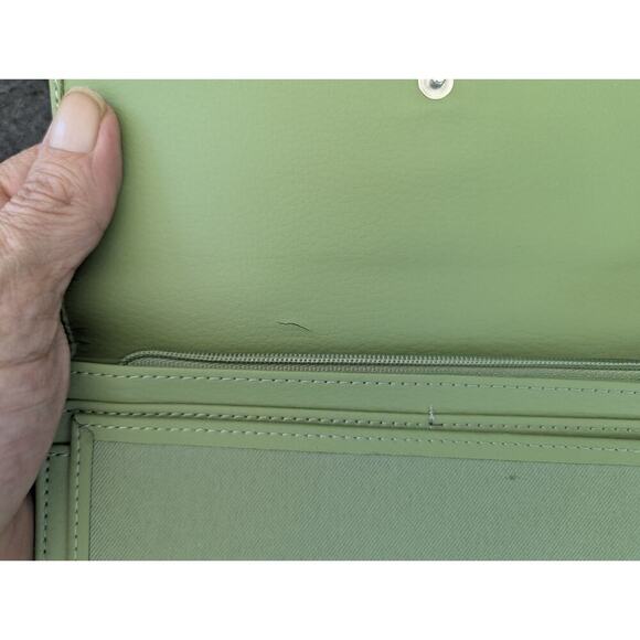 Croft &‎ Barrow Genuine Leather Womens Wallet Green - Picture 5 of 11